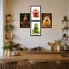 The Castle Decor Funny Kitchen Wall Art Set of 4 8x12 Inch