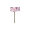 Multicolor cotton with Metal Gold Table Lamp