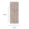 Neulooms Handloom Knotted Reversible Flatweave Runner Rug Chocolate Brown or Ivory 2x11