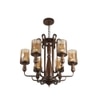 Eliante 6-Light Chandelier, Mild Steel Modern Ceiling Fixture For Living Room And Dining Room