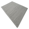 Minimalist Wool Rectangle Carpets Hand Knotted in Lt. Grey Colour