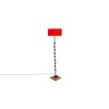 Edythe Red Cotton Shade Floor Lamp