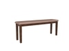 Monterey 6 Seater Dining Set with 1 Bench and 4 Chairs (Rubberwood, Dark Cappuccino Finish)