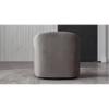 Chrishun Solid Wood Accent Chair in Grey Colour