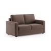 Apollo Compact Sofa Set (Colour : Daschund Brown, Cushion : Soft, Back Type : Regular, Seater : 2+1+1)