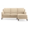Abbey Sectional Sofa (Colour : Birch Beige, Cushion : Soft, Seater : Right Aligned 2 Seater + Right Aligned Chaise)