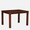 Charlie 4 Seater Dining Set In Honey Finish