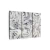Truss White Black Pieces Ripples Abstract Canvas Wall Canvas Wall Prints Set of 3 Multicolor Matte