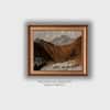 Artistry Brown Whitelandscape Printed Framed Canvas Canvas Wall Prints Set of 1 Multicolor Matte