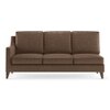 Abbey Sectional Sofa (Colour : Mocha, Cushion : Soft, Seater : Right Aligned 3 Seater + Right Aligned Chaise)