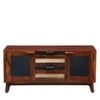 Abigail Solid Wood Free Standing TV Unit in Dual Tone Finish