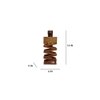 Wiggle Brown Solid Wood Wall Lights