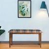 Elvino Solid Wood Bench In Provincial Teak Finish