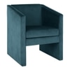 Shuntina Fabric Accent Chair in Teal Blue Colour