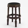 Tejas Sheesham Wood Bar Stool in Walnut Finish