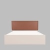 Namah Engineered Wood Queen  Size Bed With Hydraulic Storage (Melamine Finish, White Colour)
