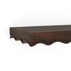 Ruki Solid Wood Wall Shelf Small Size in Toasted Walnut Finish