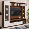 Casper Tv Unit Walnut And Frosty White 55 Inches Tv