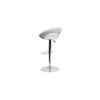Wade Leatherette Bar Stool in White Colour