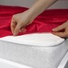 Stoa Paris 300TC UltrSatin Double Bedsheet Set Satin Double Flirty Red