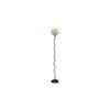 Thessaly Black Bamboo Shade Floor Lamp