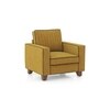 Apollo Neo 1 Seater Fabric Sofa In Ochre Colour