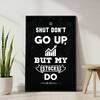 The Castle Decor Funny Trading Quote Wall Art Framed Painting 20x30 Inch