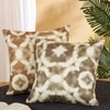Set Of 2 Abstract Square Cushion Covers