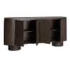 Vetex Solid Mango Wood Sideboard with 4 Drawer in Dark Finish