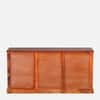 Rangrez Three Door Sheesham Wood Sideboard in Honey Oak Finish