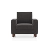 Apollo Neo 1 Seater Fabric Sofa In Pebble Grey Colour