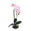 White 1 Pieces Orchid Artificial Plant With Pot