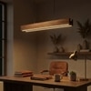 Slimline 36 Duo Brown Solid Wood Cluster Hanging Light