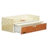 D'Dass White Wooden Shelf Style Temple For Pooja In Home and Office