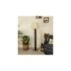 Inca Beige Jute Floor Lamp with Beige Jute Base