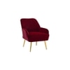 Ellie Accent Chair in Maroon Colour
