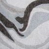 Abstract Blue Gray Wool Silk Wall Art 2 Panel Set 4 x 2 Feet