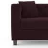 Windsor Premium 3 Seater Fabric Sofa in Deep Plum Velvet Colour