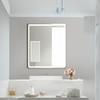 Square LED Mirror  Illuminated  Mirror with Light Border