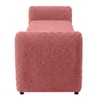 Redol Boucle 2 Seater Ottoman Bench with Storage  in Pink  Color