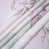 White And Pink Shade  Floral Cotton400 Tc Fitted Double Queen Size Bedsheet With 2 Pillow Covers