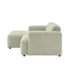 Sophisticated Wood Right Aligned 2-Seater With Upholstery Non Storage Sofa In White Colour