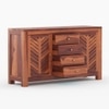 Alacca Sheesham Wood Sideboard In Honey Oak  Finish