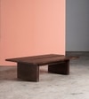 Doyo Solid Wood Coffee Table In Tobacco-Stained Finish