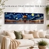 Islamic Architecture Canvas Wall Art 12 x 46 Inch