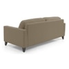 Franco 3 Seater Leather Sofa in Cappuccino Colour