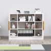 Hexa Engineered Wood Bookshelf in Frosty White Colour