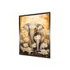 Green Grey Elephant Canvas Wall Prints Canvas Wall Prints Set of 1 Multicolor Matte