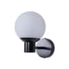Eliante Xyvon Black Iron Wall Light With E27 Holder In Black Colour