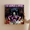 Motivational Joker Canvas Wall Painting Power Theme Decor 22x22 Inch
